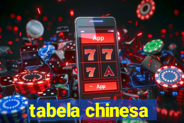 tabela chinesa